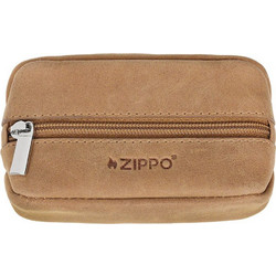 ZIPPO - Δερμάτινο Πορτοφόλι Κερμάτων χρώματος Mocha (2008036)