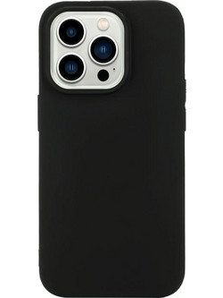 Θήκη τηλεφώνου σιλικόνης ματ για iPhone 14 Pro Max σε συμπαγές χρώμα (Μαύρο) (OEM)