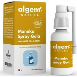 Algem Natura Algem Manuka Φυτικό Σπρέι Λαιμoύ Μέλι & Β-Γλυκάνες 30ml