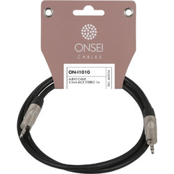 Onsei ON-I1010 Καλώδιο σήματος 3,5mm mini Jack Stereo - 3,5mm mini Jack Stereo 1m