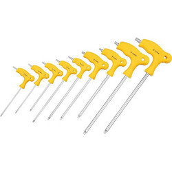 TOPEX Κλειδιά Torx ταφ με τρύπα T10-T50mm σετ 8τεμ 35D968