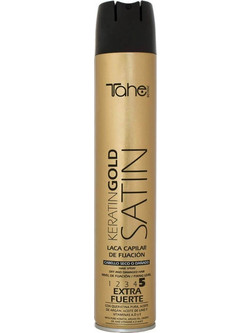 Tahe Gold Satin Fixing Level 5 Λακ Μαλλιών για Λάμψη Πολύ Δυνατό Κράτημα 400ml