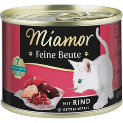 Finnern Miamor Feine Beute Adult Grain Free with Beef 185gr