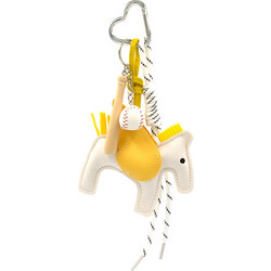Bag Charm Awear Angel Pony White