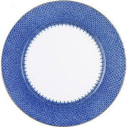 Mottahedeh Πιάτο Παρουσίασης Πορσελάνη Mπλε Σκούρο Blue Lace (31 cm)