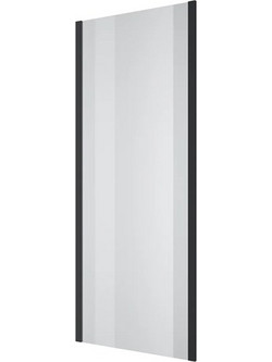 RAVENNA Πλαϊνό Σταθερό Φύλλο Galio Side Black 80 x 190
