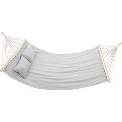 Διπλή Αιώρα 345 x 150 cm Χρώματος Γκρι Bakaji 02814200