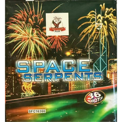 KANNELOPOULOS ΠΑΚΕΤΟ ΕΝΑΕΡΙΩΝ ΠΥΡΟΤΕΧΝΗΜΑΤΩΝ SPACE SERPENTS 36 ΒΟΛΩΝ SFC16366