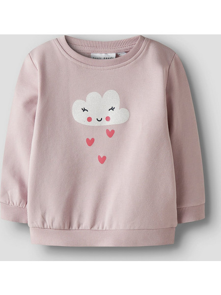 Βρεφική μπλούζα φούτερ cloud NBFVRILLIE LS SWEAT BOX 13226050