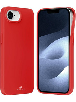 Mercury Soft Feeling Back Cover Red (iPhone 16e / 17e)