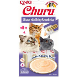 Inaba Churu Creamy Treat with Chicken & Shrimp 56gr