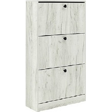 Diommi Marea2 Παπουτσοθήκη Ξύλινη Λευκή Μ64xΠ23xΥ120cm 33-291