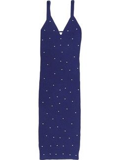 Silvian Heach Keller Midi Φόρεμα Navy Μπλε