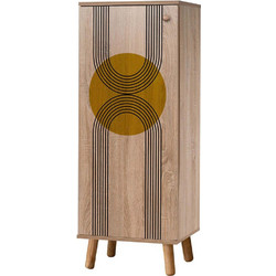 Hanah Home Παπουτσοθήκη Μοριοσανίδας Vegas M50xΠ38xY135cm 869VEL8610