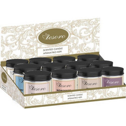 Κερί αρωματικό 210gr Tesoro white orchid (000582356G)