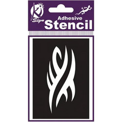 Stencil αυτοκόλλητο για εφαρμογή με σπρέι Tribal