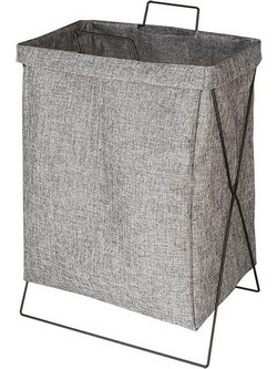 Πτυσσόμενο Καλάθι Άπλυτων Υφασμάτινο 37x23x65cm
