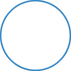 AMILA ΧΟΥΛΑ-ΧΟΥΠ HQ 60CM ΜΠΛΕ