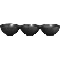 Μπωλ Σερβιρίσματος 3 Θέσεων Grande Nero 5238174 32x10,5cm Black Asa Selection Κεραμικό
