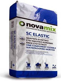 Novamix SC Elastic τσιμεντοειδές ενός συστατικού 20κιλ λευκό