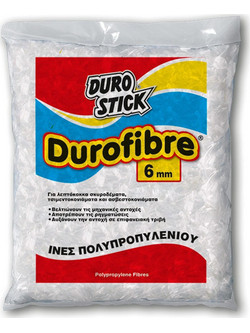 Durostick Durofibre Βελτιωτικό Κονιαμάτων Ίνες Πολυπροπυλενίου 12mm 900gr ΝΤΦΒ12
