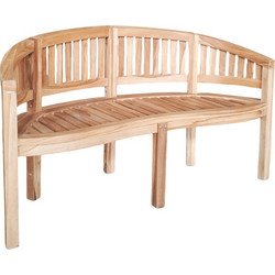 Παγκάκι τριθέσιο Coren pakoworld φυσικό teak ξύλο 150x61x87εκ