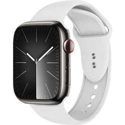 Crong Liquid Λουράκι Σιλικόνης White (Apple Watch 38 / 40mm)