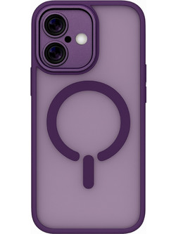ObaStyle Semiclear Ματ Θήκη MagSafe για iPhone 16 - Μωβ
