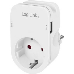 Protection Socket 1xSchuko with 2xUSB Logilink PA0247
