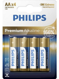Philips Premium Alkaline AA 4τμχ