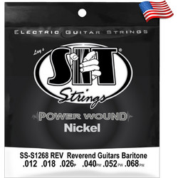 Sit Reverend Baritone SS-S1268 Σετ 6 Χορδές Ηλεκτρικής Κιθάρας Nickel Plated Steel 12-68"