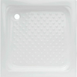 Tema Simple Square SI 8080 Τετράγωνη Πορσελάνινη Ντουζιέρα 80x80cm Λευκή