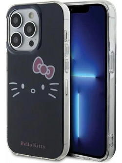 Hello Kitty IML Kitty Face case for iPhone 15 Pro - black - (Hel000032-0)