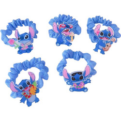 Σετ 5τμχ Λάστιχο -Κοκαλάκι μαλλιών Stitch Disney