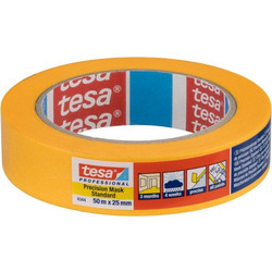 TESA Χαρτοταινία Κίτρινη 25mm x 50m 1τμχ 04344