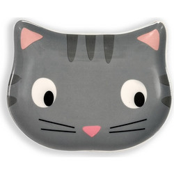 Glee Κεραμικό Μπολ Γάτας Kitty Γκρι One Size