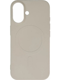 Hurtel Liquid Silicone Case With Magsafe For Iphone 16e - Beige - (Liquid Silicone Case Magsafe Iphone 16e Beige)