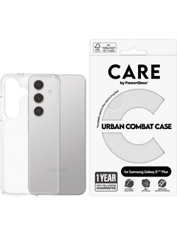 CARE by PanzerGlass - Flagship Case Transparent Urban Combat w. Clear Frame Samsung Galaxy S 2025 Plu