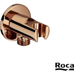 Παροχή Νερού με Στήριγμα Aqua Rose Gold A5B5250RG0 Roca