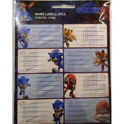 ΕΤΙΚΕΤΕΣ ΣΧΟΛΙΚΕΣ SONIC H 2 ΤΕΜΑΧΙΑ 7775-40346