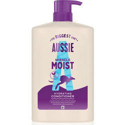 Aussie Miracle Moist ενυδατικό μαλακτικό για ξηρά και κατεστραμμένα μαλλιά 1000 ml