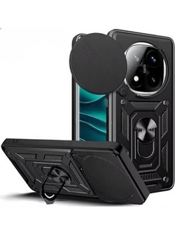 Bodycell Armor Slide Θήκη Black (Xiaomi Redmi Note 14 Pro Plus 5G)