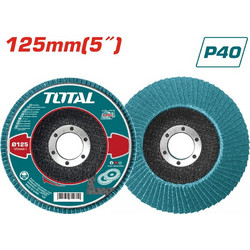 TOTAL ΠΟΛΥΠΤΕΡΟ ΓΥΑΛΙΣΜΑΤΟΣ 125mm P40 ΓΙΑ ΙΝΟΧ (TAC641251)