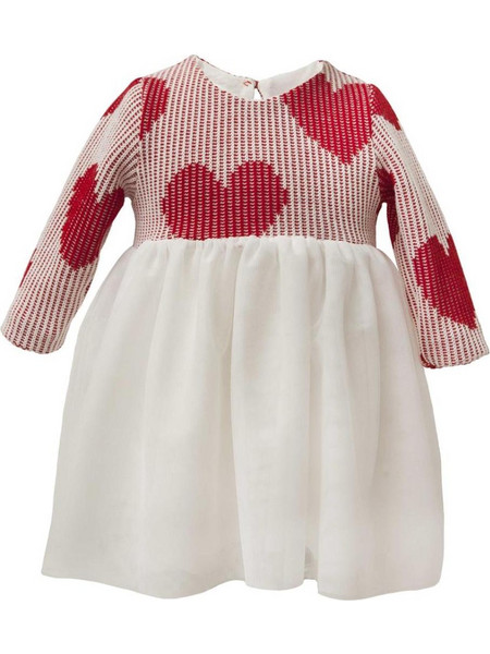 Φόρεμα πλεκτό κορίτσι two in a castle-T6530-White