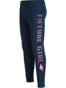 4F JR GIRL'S LEGGINGS HJZ20-JLEG004-31S ΚΟΛΑΝ ΠΑΙΔΙΚΟ ΣΚΟΥΡΟ ΜΠΛΕ