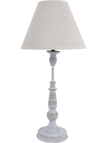 Φωτιστικό Επιτραπέζιο 845514 23x23x49cm E14 40W Antique Grey-Beige Ankor