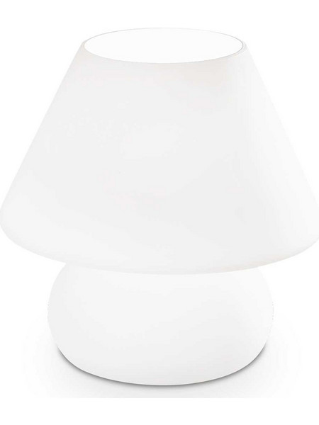 Ideal Lux 074726 Πορτατίφ E14 Λευκό Φ16.5xΥ18.5cm