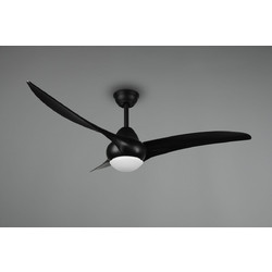 Trio Lighting Alesund R67142132 Ανεμιστήρας Οροφής 115cm με Φως Μαύρος