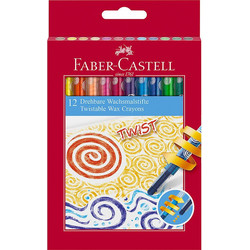 Faber-Castell Twist Κηρομπογιές Σετ 12τμχ