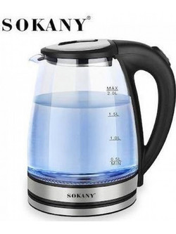 Sokany SK-1045 Γυάλινος Βραστήρας 1500W